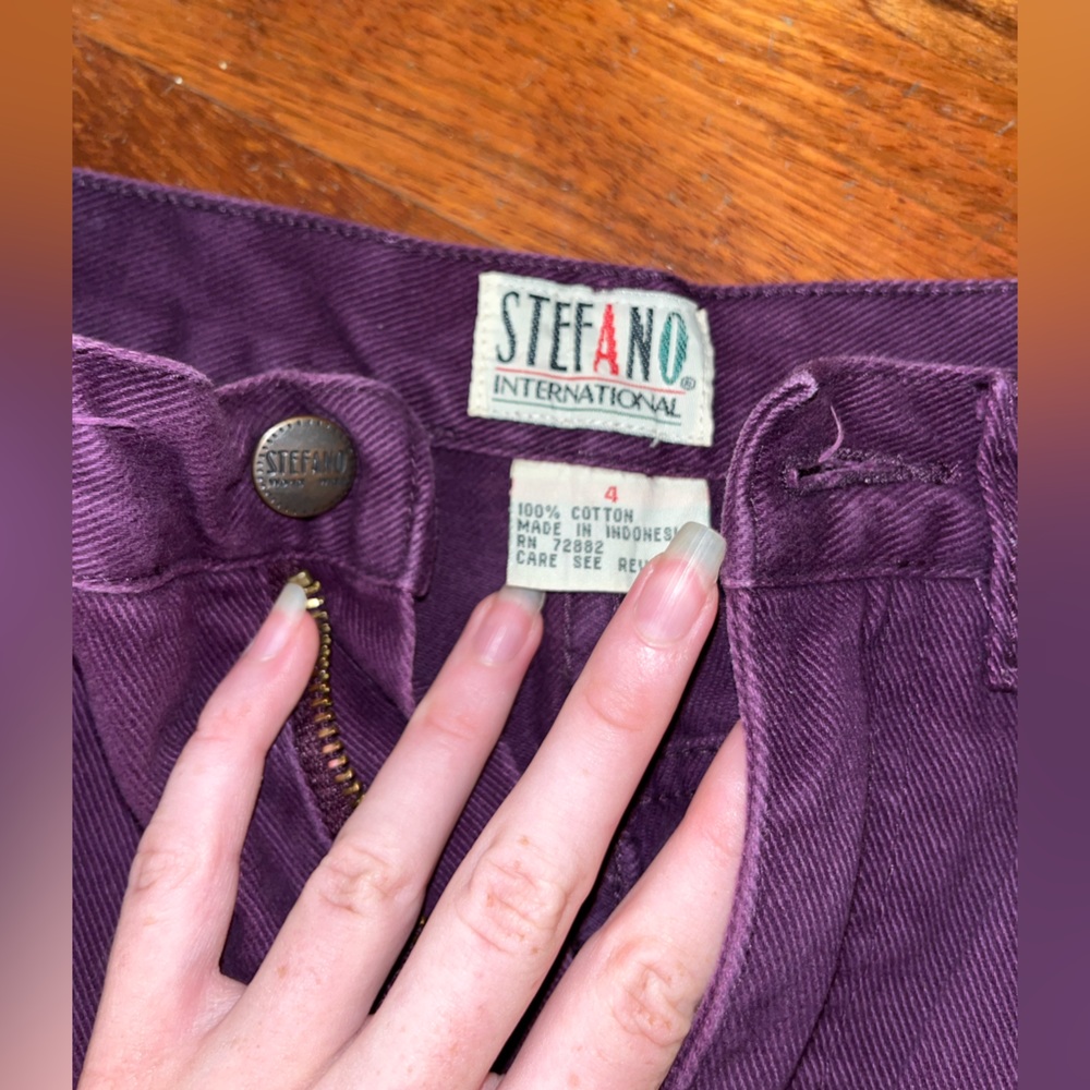 Gorgeous Purple-Wine Jeans
